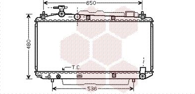 Van Wezel 53002299 - Radiators, Motora dzesēšanas sistēma autodraugiem.lv