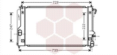 Van Wezel 53002296 - Radiators, Motora dzesēšanas sistēma autodraugiem.lv