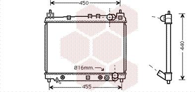 Van Wezel 53002259 - Radiators, Motora dzesēšanas sistēma autodraugiem.lv