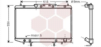 Van Wezel 53002255 - Radiators, Motora dzesēšanas sistēma autodraugiem.lv