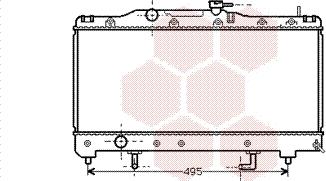 Van Wezel 53002204 - Radiators, Motora dzesēšanas sistēma autodraugiem.lv