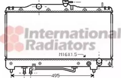 Van Wezel 53002205 - Radiators, Motora dzesēšanas sistēma autodraugiem.lv