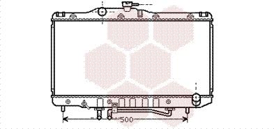 Van Wezel 53002206 - Radiators, Motora dzesēšanas sistēma autodraugiem.lv