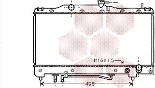 Van Wezel 53002201 - Radiators, Motora dzesēšanas sistēma autodraugiem.lv