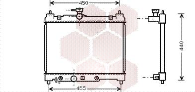 Van Wezel 53002287 - Radiators, Motora dzesēšanas sistēma autodraugiem.lv