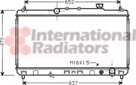 Van Wezel 53002235 - Radiators, Motora dzesēšanas sistēma autodraugiem.lv