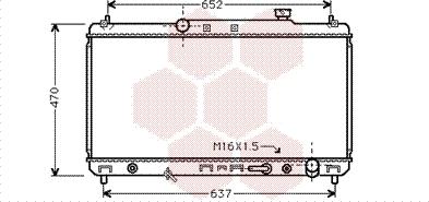 Van Wezel 53002236 - Radiators, Motora dzesēšanas sistēma autodraugiem.lv