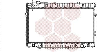 Van Wezel 53002222 - Radiators, Motora dzesēšanas sistēma autodraugiem.lv