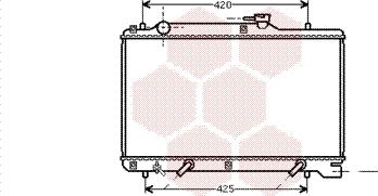 Van Wezel 52002049 - Radiators, Motora dzesēšanas sistēma autodraugiem.lv