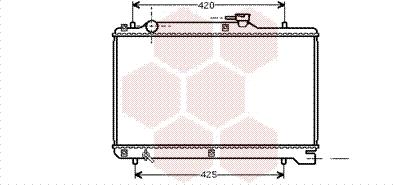 Van Wezel 52002041 - Radiators, Motora dzesēšanas sistēma autodraugiem.lv