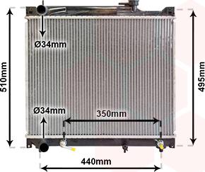 Van Wezel 52002047 - Radiators, Motora dzesēšanas sistēma autodraugiem.lv