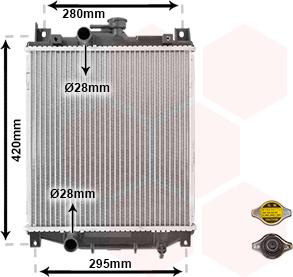 Van Wezel 52002059 - Radiators, Motora dzesēšanas sistēma autodraugiem.lv