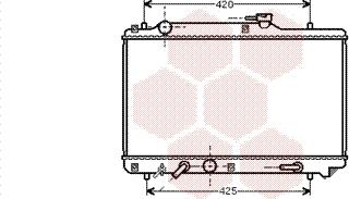 Van Wezel 52002051 - Radiators, Motora dzesēšanas sistēma autodraugiem.lv