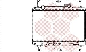 Van Wezel 52002052 - Radiators, Motora dzesēšanas sistēma autodraugiem.lv