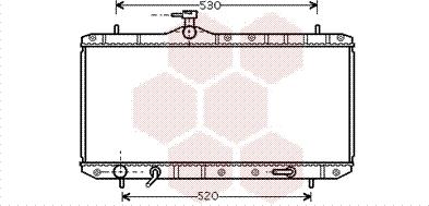 Van Wezel 52002063 - Radiators, Motora dzesēšanas sistēma autodraugiem.lv