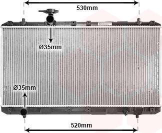 Van Wezel 52002062 - Radiators, Motora dzesēšanas sistēma autodraugiem.lv