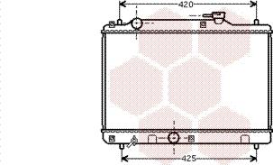 Van Wezel 52002034 - Radiators, Motora dzesēšanas sistēma autodraugiem.lv