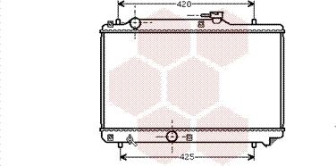 Van Wezel 52002035 - Radiators, Motora dzesēšanas sistēma autodraugiem.lv