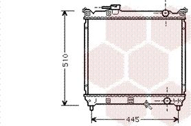 Van Wezel 52002033 - Radiators, Motora dzesēšanas sistēma autodraugiem.lv