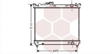 Van Wezel 52002024 - Radiators, Motora dzesēšanas sistēma autodraugiem.lv