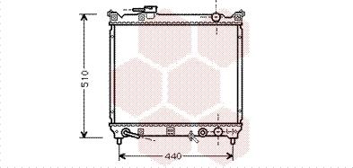 Van Wezel 52002072 - Radiators, Motora dzesēšanas sistēma autodraugiem.lv