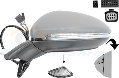 Van Wezel 5775827 - Ārējais atpakaļskata spogulis autodraugiem.lv