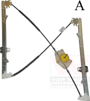 Van Wezel 0961261 - Stikla pacelšanas mehānisms autodraugiem.lv