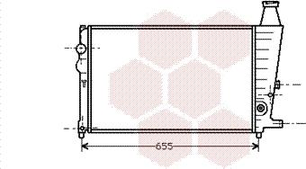 Van Wezel 09002011 - Radiators, Motora dzesēšanas sistēma autodraugiem.lv