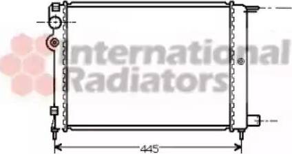 Van Wezel 09002080 - Radiators, Motora dzesēšanas sistēma autodraugiem.lv