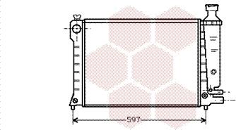 Van Wezel 09002036 - Radiators, Motora dzesēšanas sistēma autodraugiem.lv