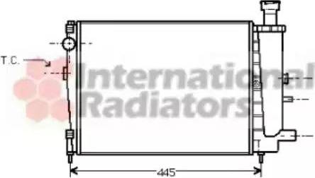 Van Wezel 09002027 - Radiators, Motora dzesēšanas sistēma autodraugiem.lv