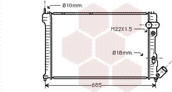 Van Wezel 09002071 - Radiators, Motora dzesēšanas sistēma autodraugiem.lv