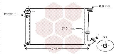 Van Wezel 09002148 - Radiators, Motora dzesēšanas sistēma autodraugiem.lv