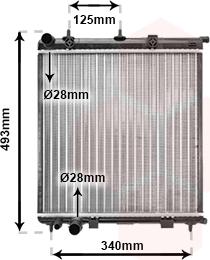 Van Wezel 09002187 - Radiators, Motora dzesēšanas sistēma autodraugiem.lv