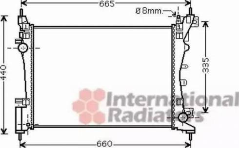 FPS 26 A65-X - Radiators, Motora dzesēšanas sistēma autodraugiem.lv