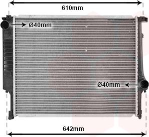 Van Wezel 06002096 - Radiators, Motora dzesēšanas sistēma autodraugiem.lv