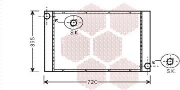 Van Wezel 06002373 - Radiators, Motora dzesēšanas sistēma autodraugiem.lv