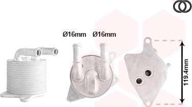 Van Wezel 06013774 - Eļļas radiators, Automātiskā pārnesumkārba autodraugiem.lv