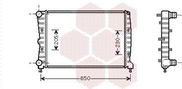 Van Wezel 01002087 - Radiators, Motora dzesēšanas sistēma autodraugiem.lv