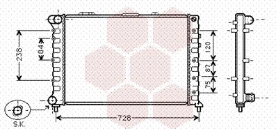 Van Wezel 01002079 - Radiators, Motora dzesēšanas sistēma autodraugiem.lv