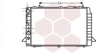 Van Wezel 03002092 - Radiators, Motora dzesēšanas sistēma autodraugiem.lv