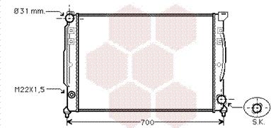 Van Wezel 03002110 - Radiators, Motora dzesēšanas sistēma autodraugiem.lv