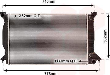 Van Wezel 03002207 - Radiators, Motora dzesēšanas sistēma autodraugiem.lv