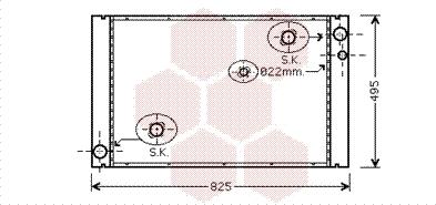 Van Wezel 03002289 - Radiators, Motora dzesēšanas sistēma autodraugiem.lv