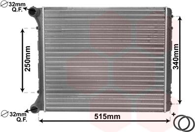 Van Wezel 03002220 - Radiators, Motora dzesēšanas sistēma autodraugiem.lv