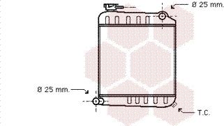 Van Wezel 02002013 - Radiators, Motora dzesēšanas sistēma autodraugiem.lv