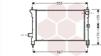 Van Wezel 02002080 - Radiators, Motora dzesēšanas sistēma autodraugiem.lv