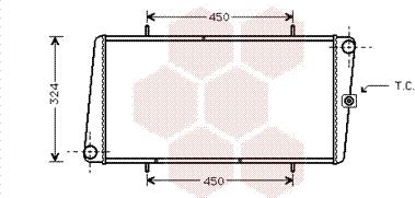 Van Wezel 02002025 - Radiators, Motora dzesēšanas sistēma autodraugiem.lv