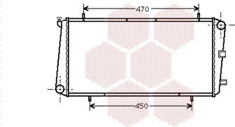 Van Wezel 02002122 - Radiators, Motora dzesēšanas sistēma autodraugiem.lv