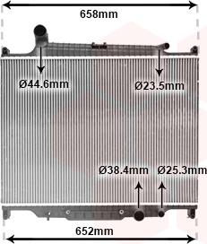 Van Wezel 02012704 - Radiators, Motora dzesēšanas sistēma autodraugiem.lv